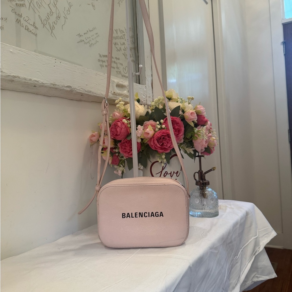 Balenciaga Pink Crossbody Bag with Minimalist Design